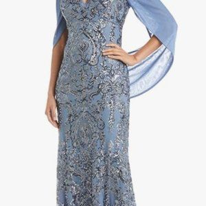 R & M Richards gown --slate blue -  size 12